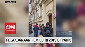 VIDOE: Antusiasme WNI di Paris Gunakan Hak Pilih