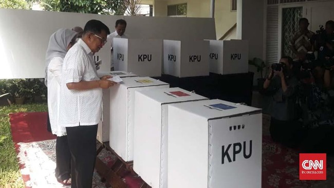 Jokowi Ma'ruf memperoleh 133 suara, sementara pasangan capres dan cawapres nomor urut 02 Prabowo Subianto-Sandiaga Uno hanya memperoleh 58 suara.