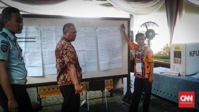 Jokowi-Ma'ruf Unggul di Rutan Dhani Mendekam Hasil perhitungan Pilpres 2019 di Rutan Kelas I Surabaya, Medaeng, tempat Ahmad Dhani Prasetyo mendekam, ternyata memenangkan pasangan Joko Widodo-Ma'ruf Amin.