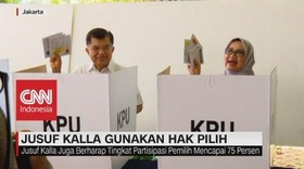 VIDEO: Jusuf Kalla Gunakan hak Pilih