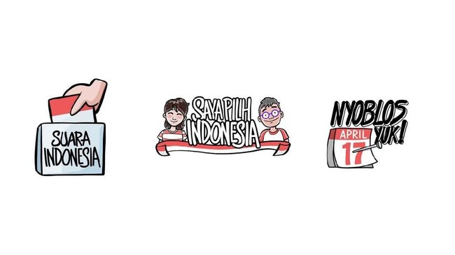 Instagram merilis koleksi stiker bertemakan Pemilu untuk merayakan pesta demokrasi.