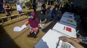 FOTO: Gempita Rakyat Indonesia Rayakan Pesta Demokrasi 2019