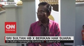 Sri Sultan HB X & Amien Rais Berikan Hak Suara di Yogyakarta