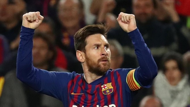Barcelona berhasil unggul atas Manchester United di babak pertama duel leg kedua perempat final Liga Champions.