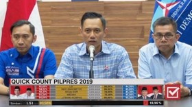VIDEO: AHY: Kita Hormati, dan Tunggu Hasil KPU