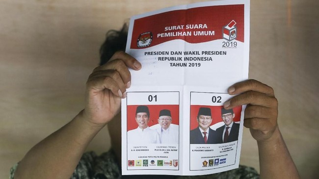 Duet Jokowi-Ma'ruf Amin meraih 23 suara dari TPS dan kotak suara keliling di Kuba, dalam Pemilu 2019.