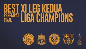 INFOGRAFIS: Best XI Leg Kedua Perempat Final Liga Champions