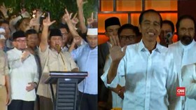 VIDEO: Klaim Kemenangan Prabowo dan Sikap Santai Jokowi