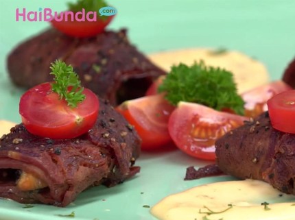 Resep Ayam Gulung Daging Asap, Hidangan Andalan Saat Arisan