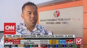VIDEO: 9 TPS Jatim Berpotensi Pemungutan Suara Ulang