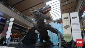 Ice Dragon 'Game of Thrones' Mejeng di Mal Jakarta