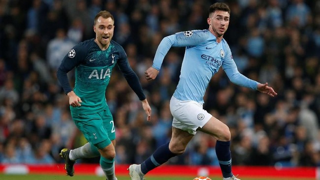 Tiga gol Tottenham Hotspur bisa dicegah jika bek Manchester City Aymeric Laporte tidak demam panggung di laga sebesar perempat final Liga Champions.