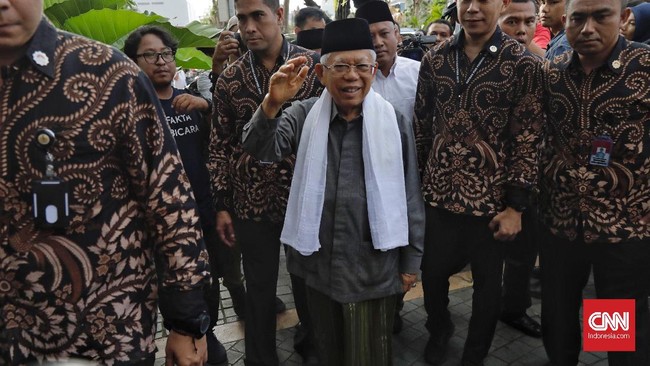 Ma'ruf Amin menghendaki tak lagi ada istilah kawan atau lawan politik usai Pilpres 2019. Dia ingin Indonesia kembali bersatu hidup rukun dan damai.