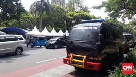 Amankan Paskah, Gegana Ikut Jaga Gereja Katedral