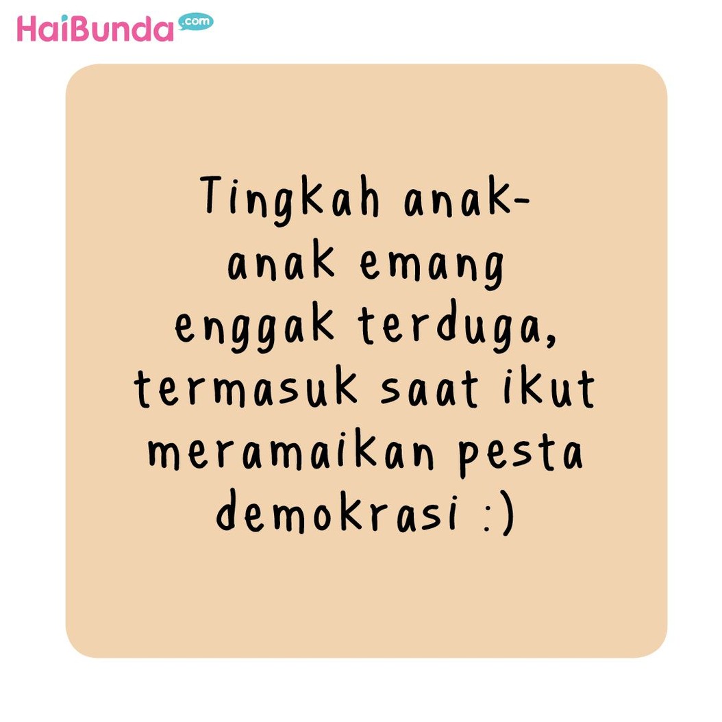 Beginilah cerita saat Bunda nyoblos. Gimana cerita serba-serbi nyoblos di keluarga Bunda?