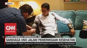 VIDEO: Drop, Sandi Jalani Pemeriksaan Kesehatan