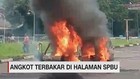 VIDEO: Angkot Terbakar di Halaman SPBU
