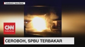 VIDEO: Karena Tak Matikan Mesin Kendaraan, SPBU Terbakar