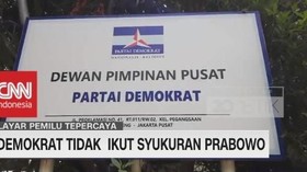 VIDEO: Demokrat Absen Syukuran Prabowo