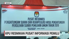 VIDEO: KPU Resmikan Pusat Informasi Pemilu
