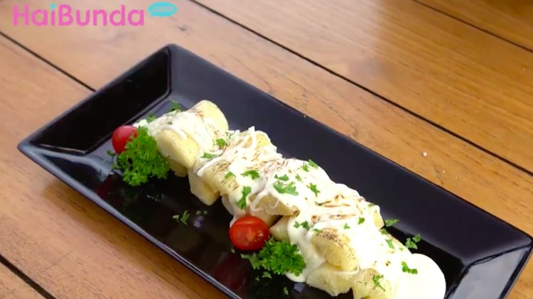 Resep Triple Cheese Cassava Fritter Kreasi  Unik  Singkong  