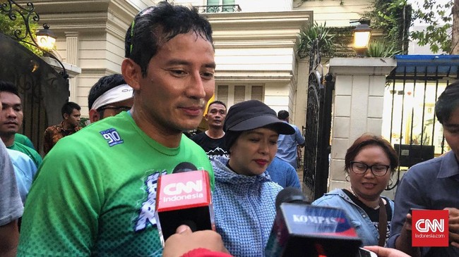 Sandiaga Uno akan kembali beraktivitas, Senin (22/4), dengan menggelar pertemuan bersama beberapa tokoh masyarakat dan relawan di markas badan pemenangan.