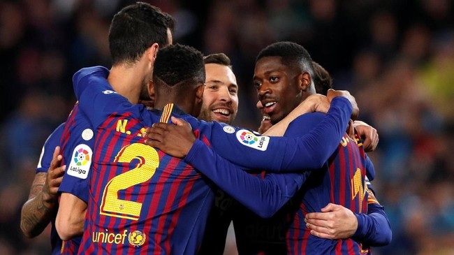 FOTO: Dua Langkah Barcelona Jadi Juara Liga Spanyol