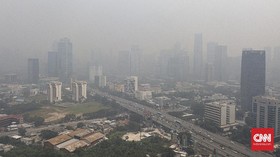 Hari 11 PSBB Transisi, Senin Pagi Polusi Udara DKI Terburuk