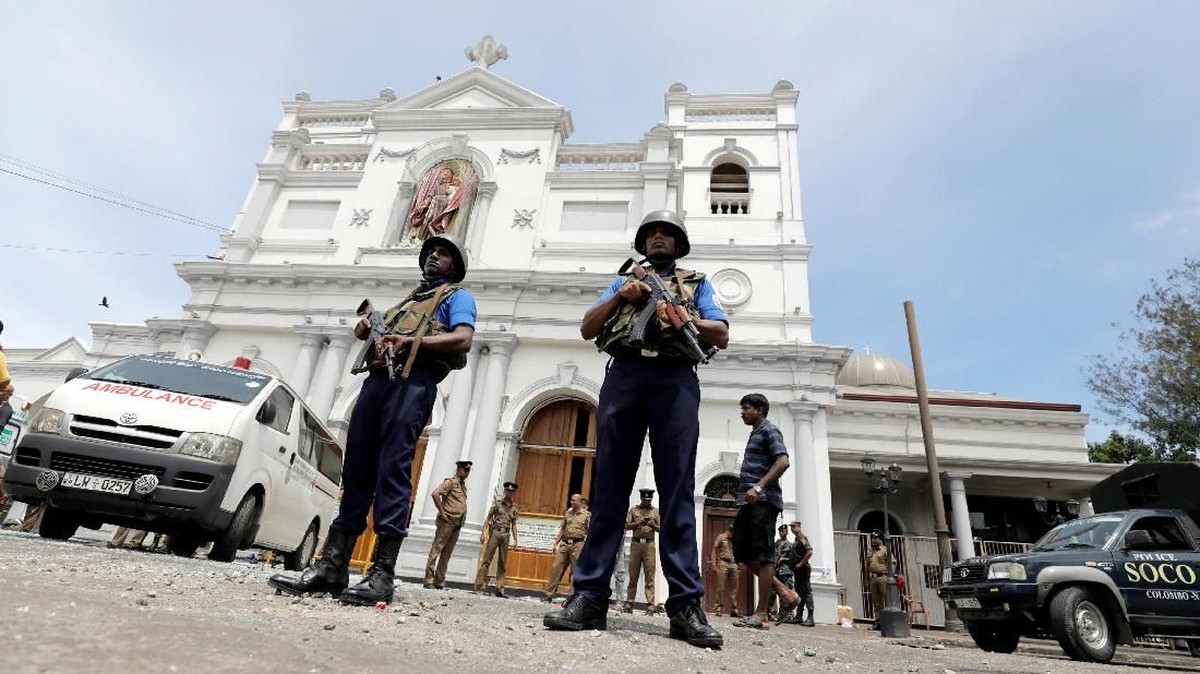 FOTO: Bom Guncang Paskah di Sri Lanka