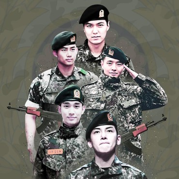Infografis: 5 Pria Tampan Korea Kembali Dari Wajib Militer