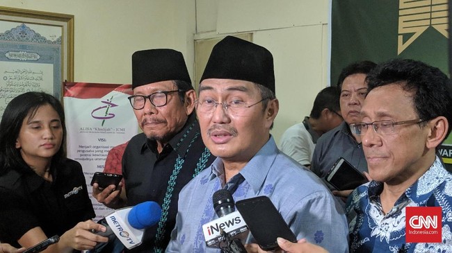 Ketua ICMI, Jimly Asshiddiqie menyebut pertemuan yang diinisiasi Wapres JK dilakukan guna meredakan ketegangan pascapemilu 2019.