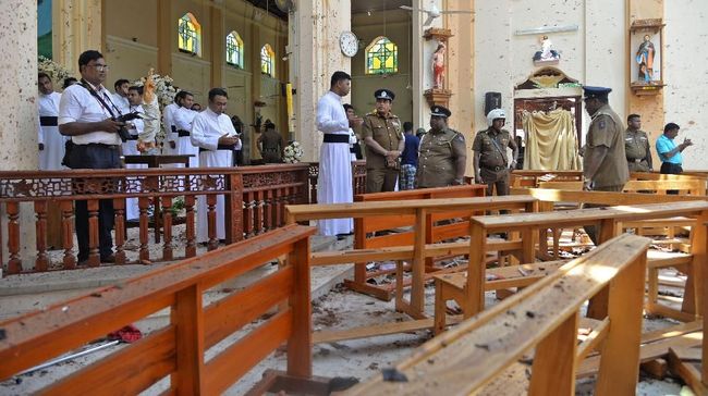 Detik-detik Delapan Bom Mengguncang Sri Lanka di Hari Paskah