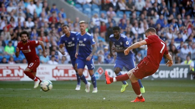 Mohamed Salah disebut-sebut merasa keki lantaran eksekusi penalti Liverpool dilakukan oleh James Milner saat mengalahkan Cardiff City 2-0.
