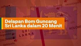 INFOGRAFIS: Delapan Bom Guncang Sri Lanka dalam 20 Menit