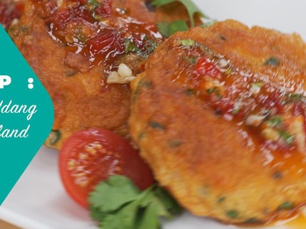 Resep Perkedel Udang Saus Thailand