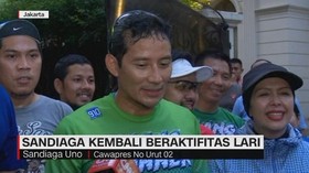 VIDEO: Sandiaga Kembali Beraktifitas