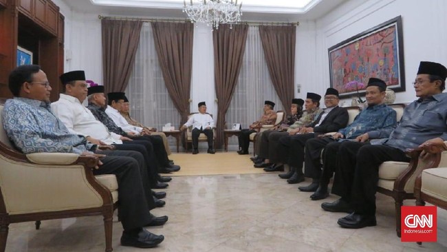 Pertemuan antara Jusuf Kalla dan Ormas Islam digelar tertutup, namun diketahui akan membahas situasi terkini usai gelaran Pemilu 2019.