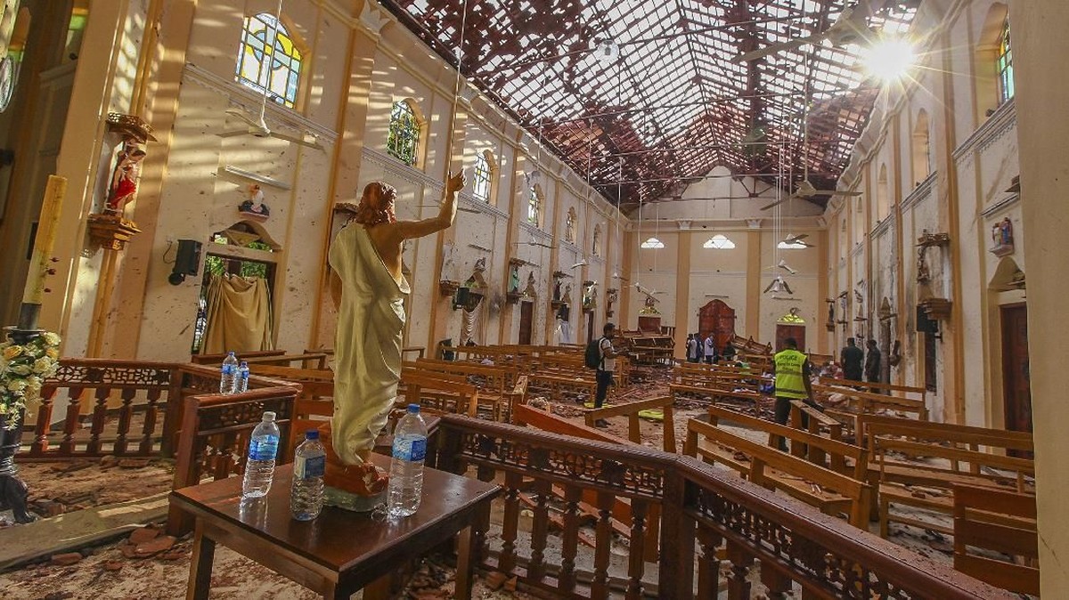 FOTO: Paskah Berdarah di Sri Lanka Akibat Serangan Bom