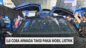 VIDEO: Uji Coba Armada Taksi Pakai Mobil Listrik