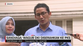 VIDEO: Sandiaga Pastikan Kursi Wagub DKI untuk PKS