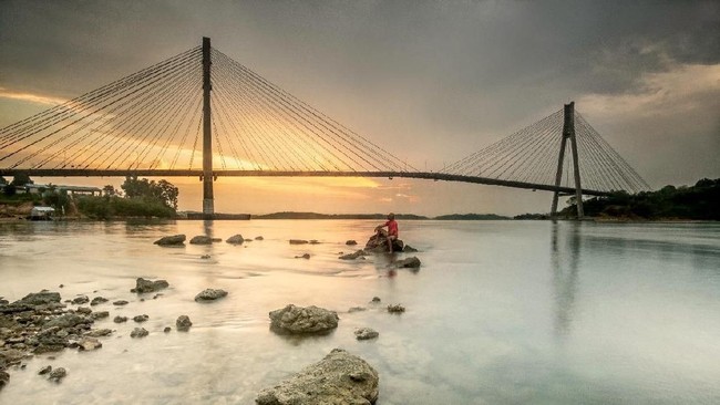 Kementerian PUPR menyebut anggaran proyek jembatan Batam-Bintan bengkak 55,5 persen menjadi Rp13,66 triliun setelah melihat kelayakan teknis.