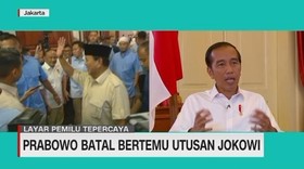VIDEO: Prabowo Batal Bertemu Utusan Jokowi