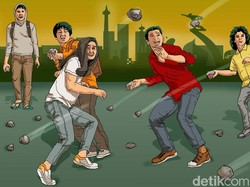 Tawuran di Setiabudi Jaksel, Satu Orang Luka Bacok di Wajah