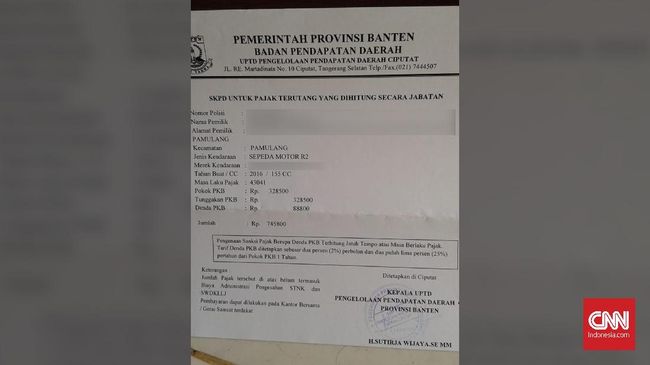 Telat Bayar Pajak Stnk Bakal Dikirim Surat Cinta Ke Rumah