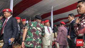 Hadiri Perayaan HUT Kopassus, Prabowo Kenang Semasa Kurus