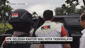 VIDEO: KPK Geledah Kantor Walikota Tasikmalaya