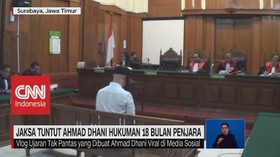VIDEO: JPU Tuntut Ahmad Dhani Hukuman 18 Bulan Penjara