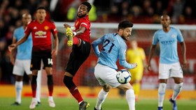 MU vs Man City, Tendangan Kungfu David Silva Bikin Fan Geram