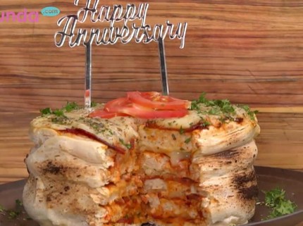 Resep Pizza Cake, Kue Ultah Unik nan Spesial untuk Si Kecil