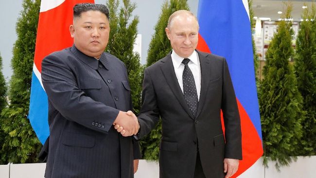 Putin dan Kim Jong Un Surat-suratan, Isinya Terungkap